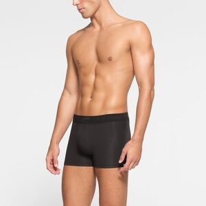 SKIMS Men’s Cotton 3” Boxer Brief Black Size S